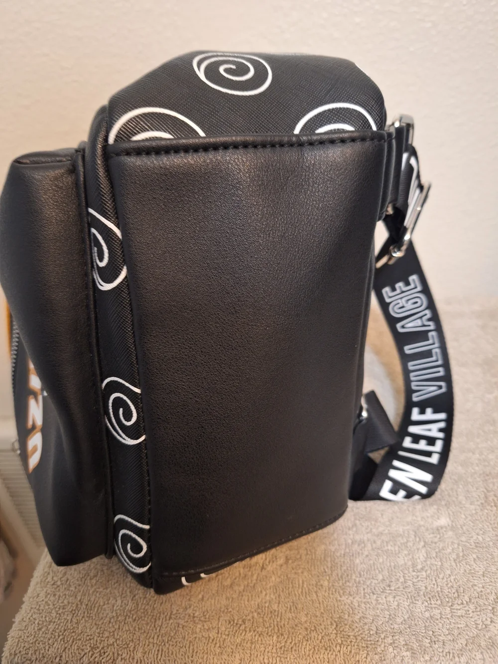 Naruto Uzumaki Black & Yellow Mini Backpack